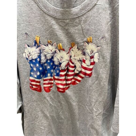 Jansen women’s plus size kittens in socks, size XXL - Picture 3 of 4